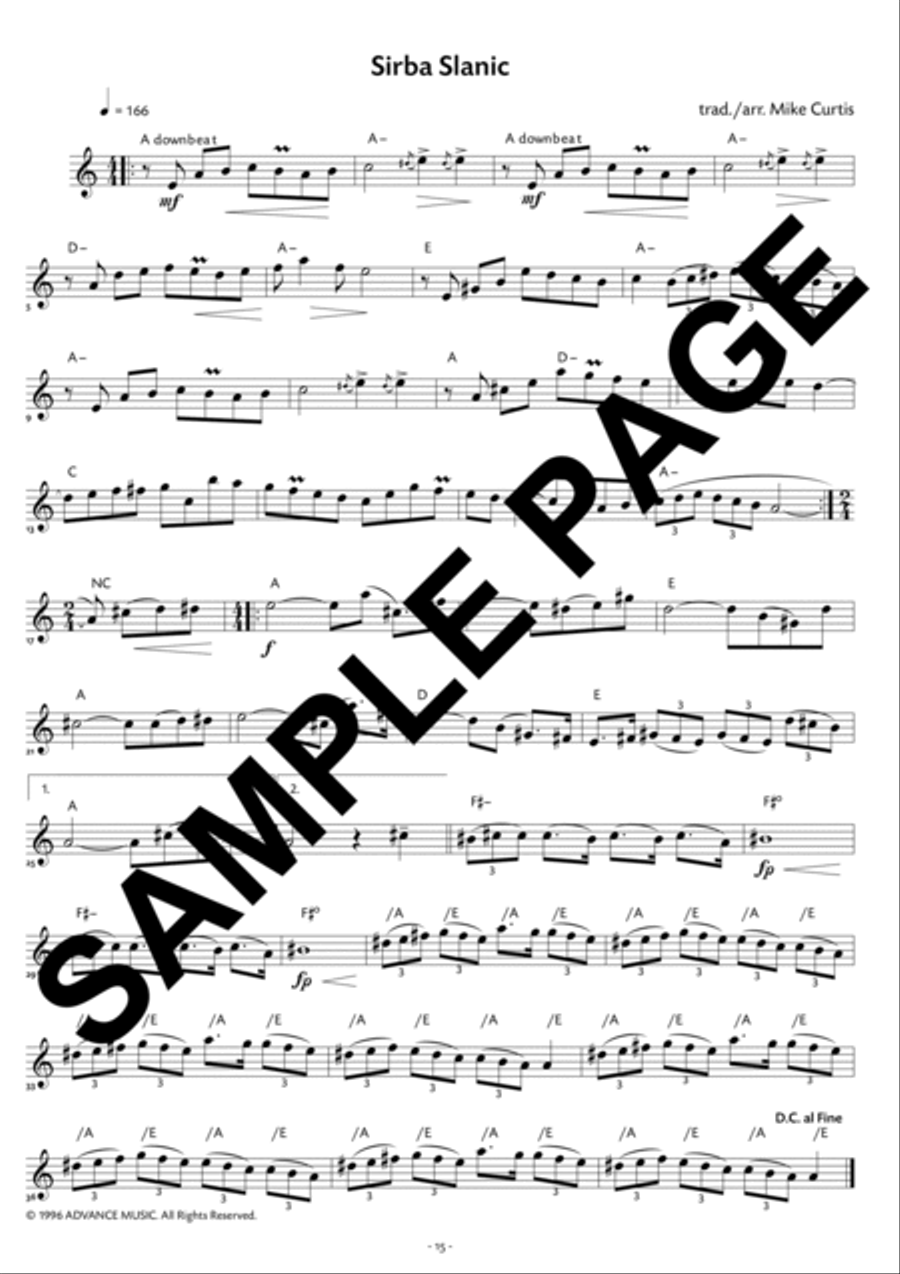 The Klezmer Repertoire, Volume 1 Saxophone scores gallery preview page 3