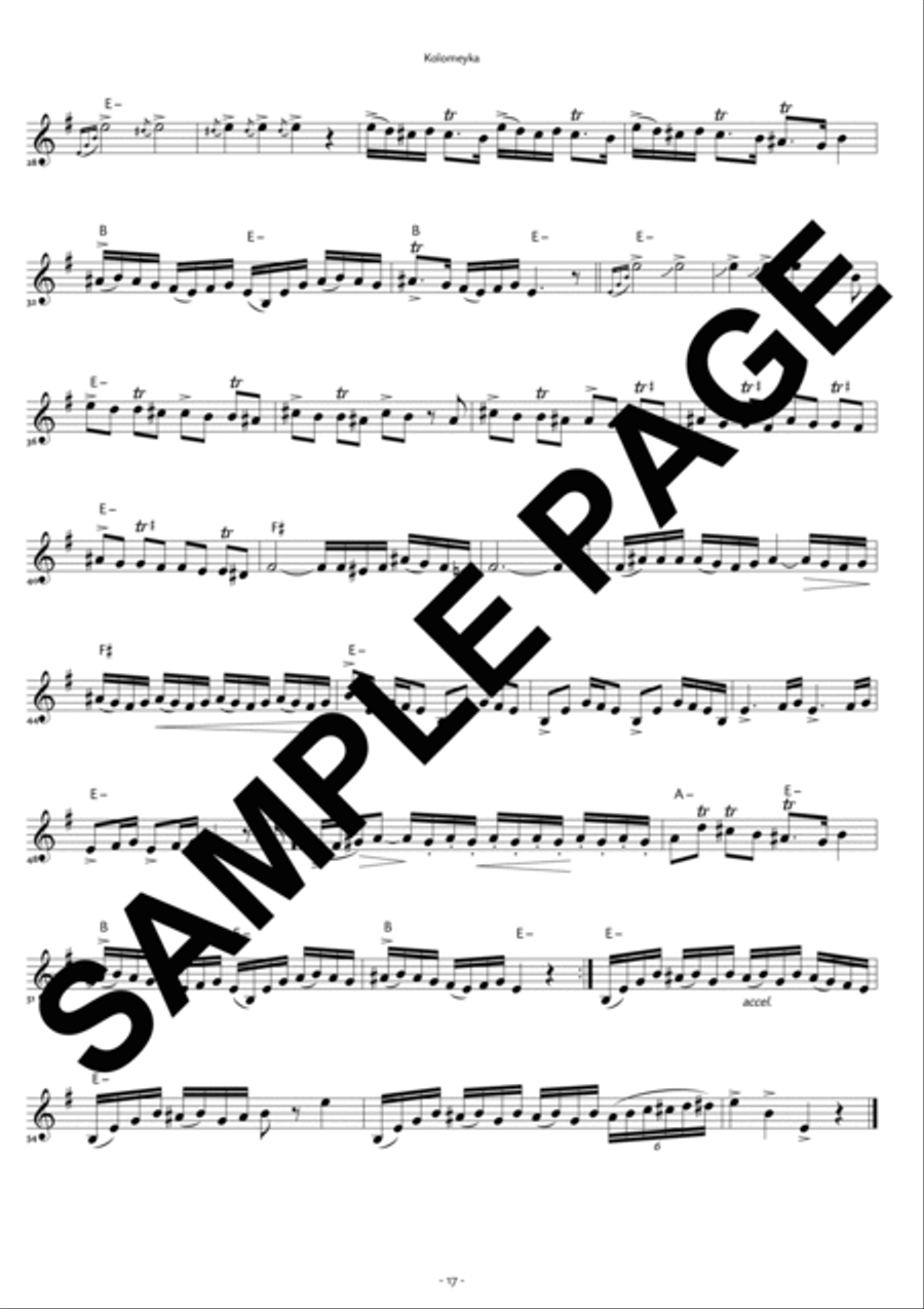 The Klezmer Repertoire, Volume 1 Saxophone scores gallery preview page 5