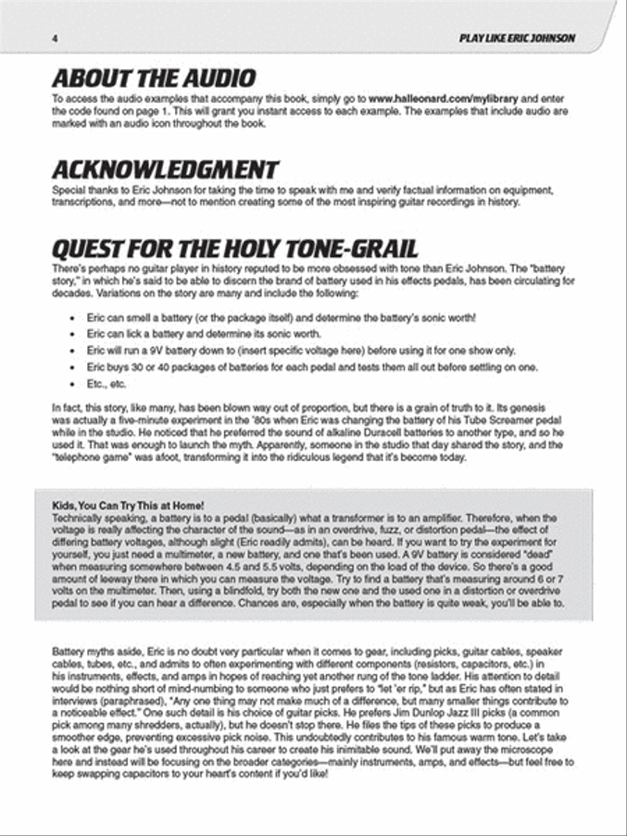 Play like Eric Johnson Play like Eric Johnson Guitar scores gallery preview page 3