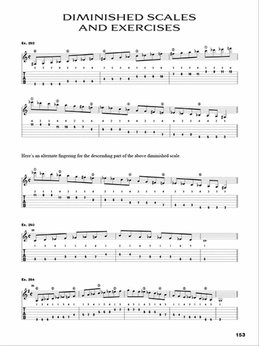Sal Salvador's Single String Studies for Guitar Electric Guitar scores gallery preview page 5