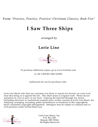 I Saw Three Ships - EASY!