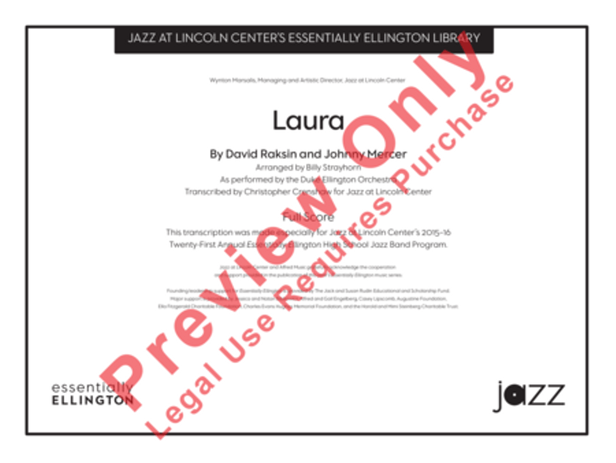 Laura Laura Jazz Ensemble scores gallery preview page 2