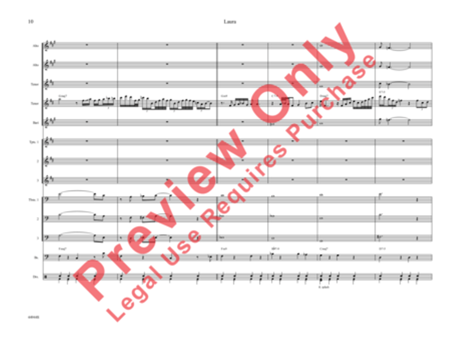Laura Laura Jazz Ensemble scores gallery preview page 15