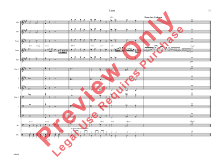 Laura Laura Jazz Ensemble scores gallery preview page 16