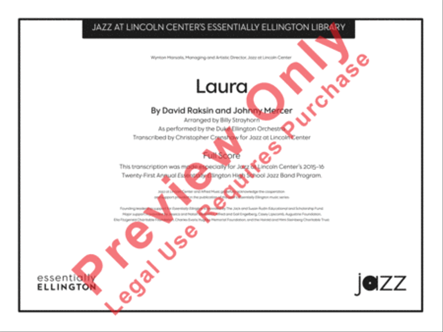 Laura Laura Jazz Ensemble scores gallery preview page 2