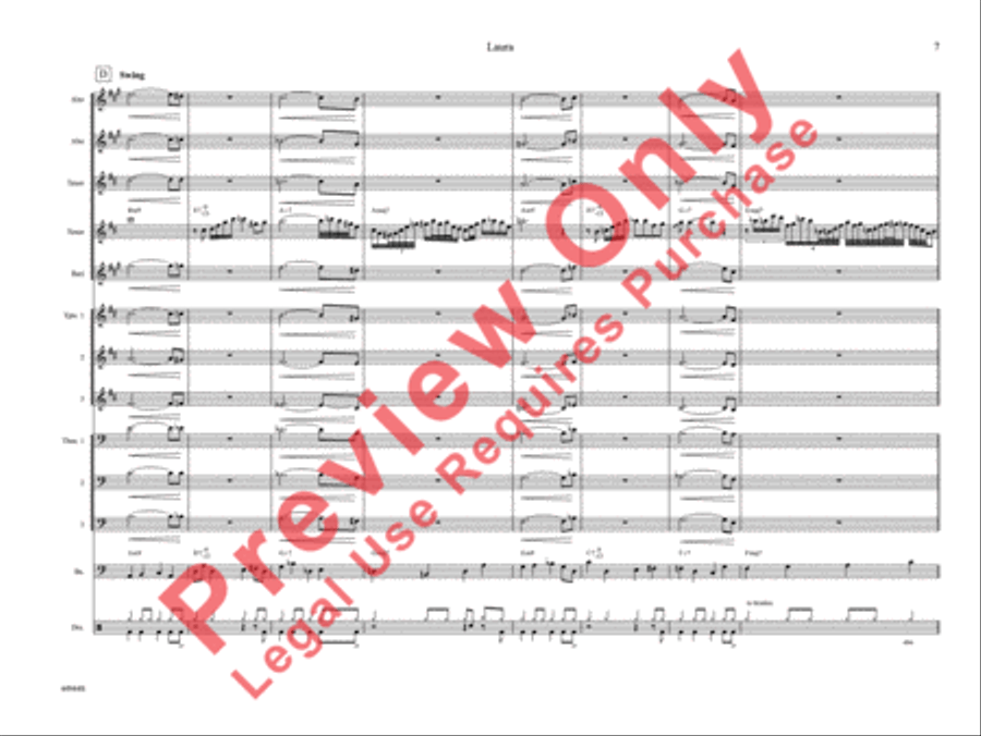 Laura Laura Jazz Ensemble scores gallery preview page 12