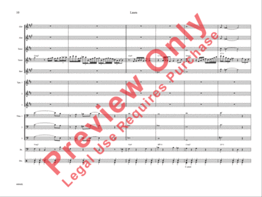 Laura Laura Jazz Ensemble scores gallery preview page 15