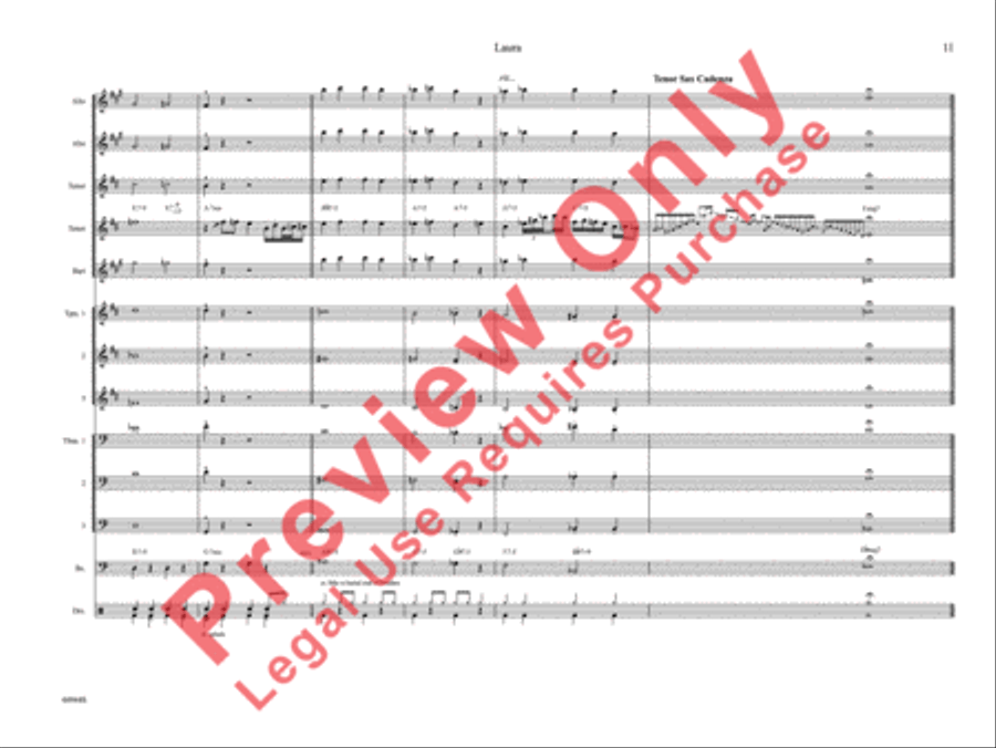 Laura Laura Jazz Ensemble scores gallery preview page 16