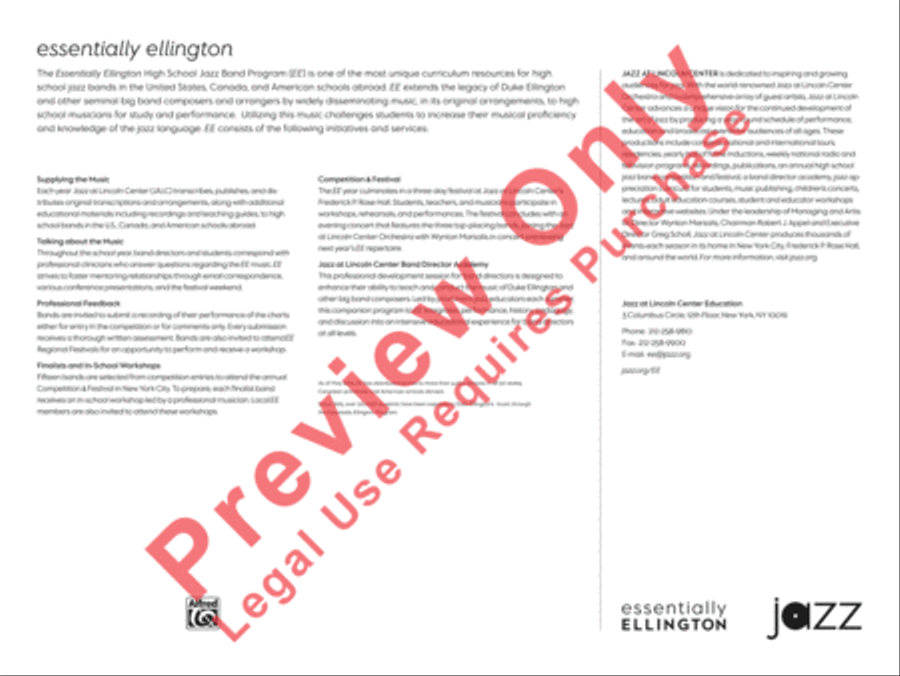 Laura Laura Jazz Ensemble scores gallery preview page 17