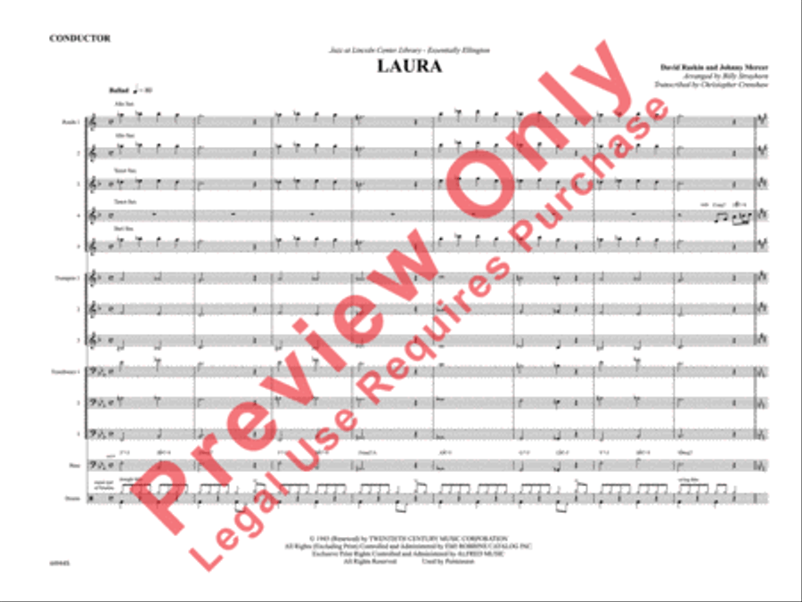 Laura Laura Jazz Ensemble scores gallery preview page 6