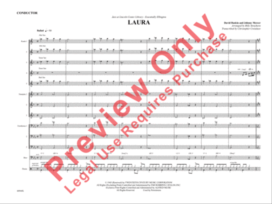 Laura Laura Jazz Ensemble scores gallery preview page 22
