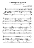 Omnes Gentes Plaudite - Sequenza domenicana per l'Ascensione