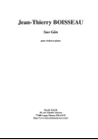 Traditional Welsh Lullaby: Suo Gân,, arranged for violin and piano by Jean-Thierry Boisseau