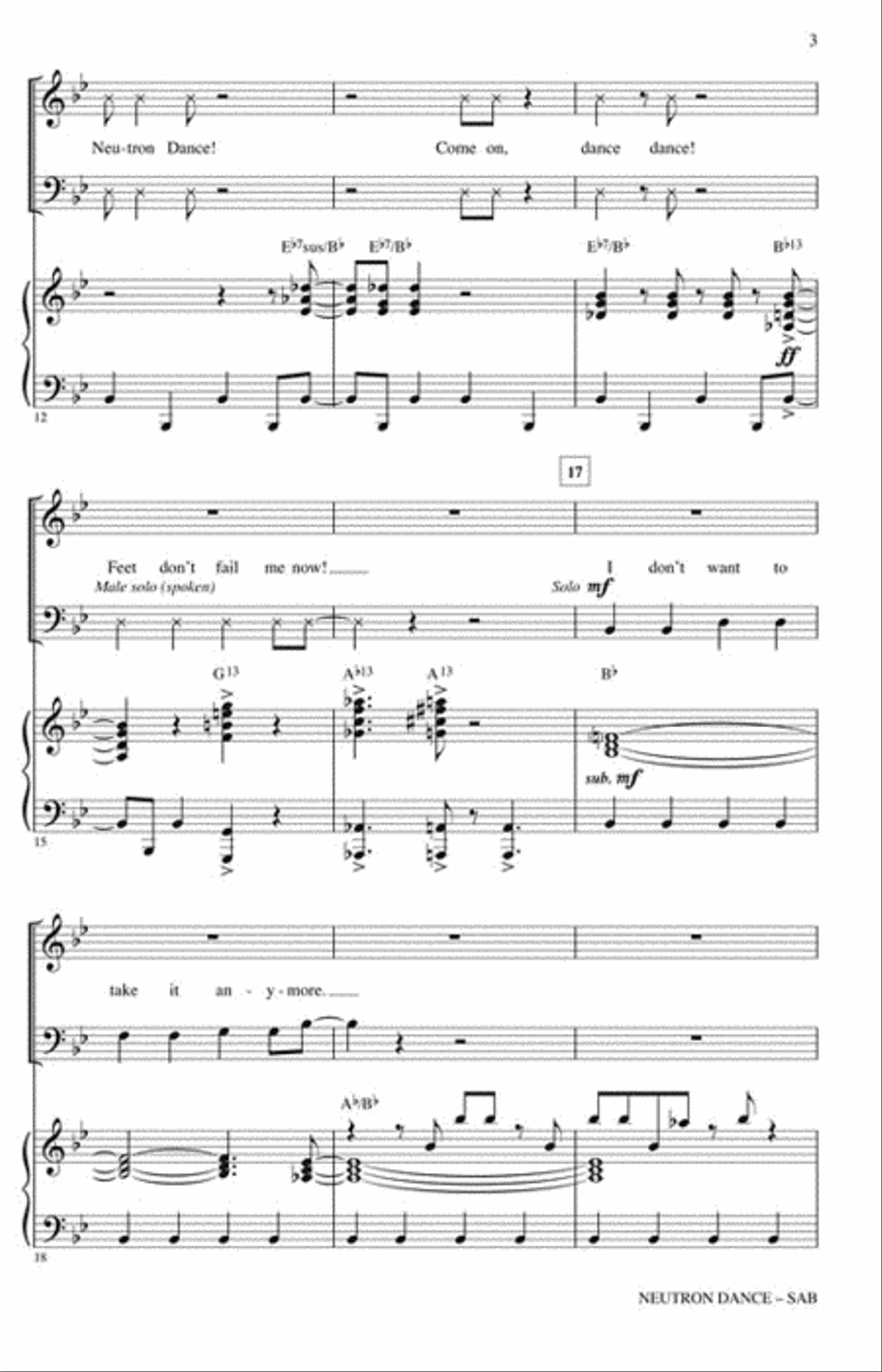 Neutron Dance Neutron Dance 3-Part scores gallery preview page 3