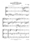 Easter Fanfare, for trio of Trumpets in C