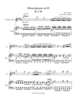Divertimento in D major, K.136 for Bb Clarinet