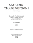 VINCI: Teco, sì, vengo anch'io (transposed to A-flat major)