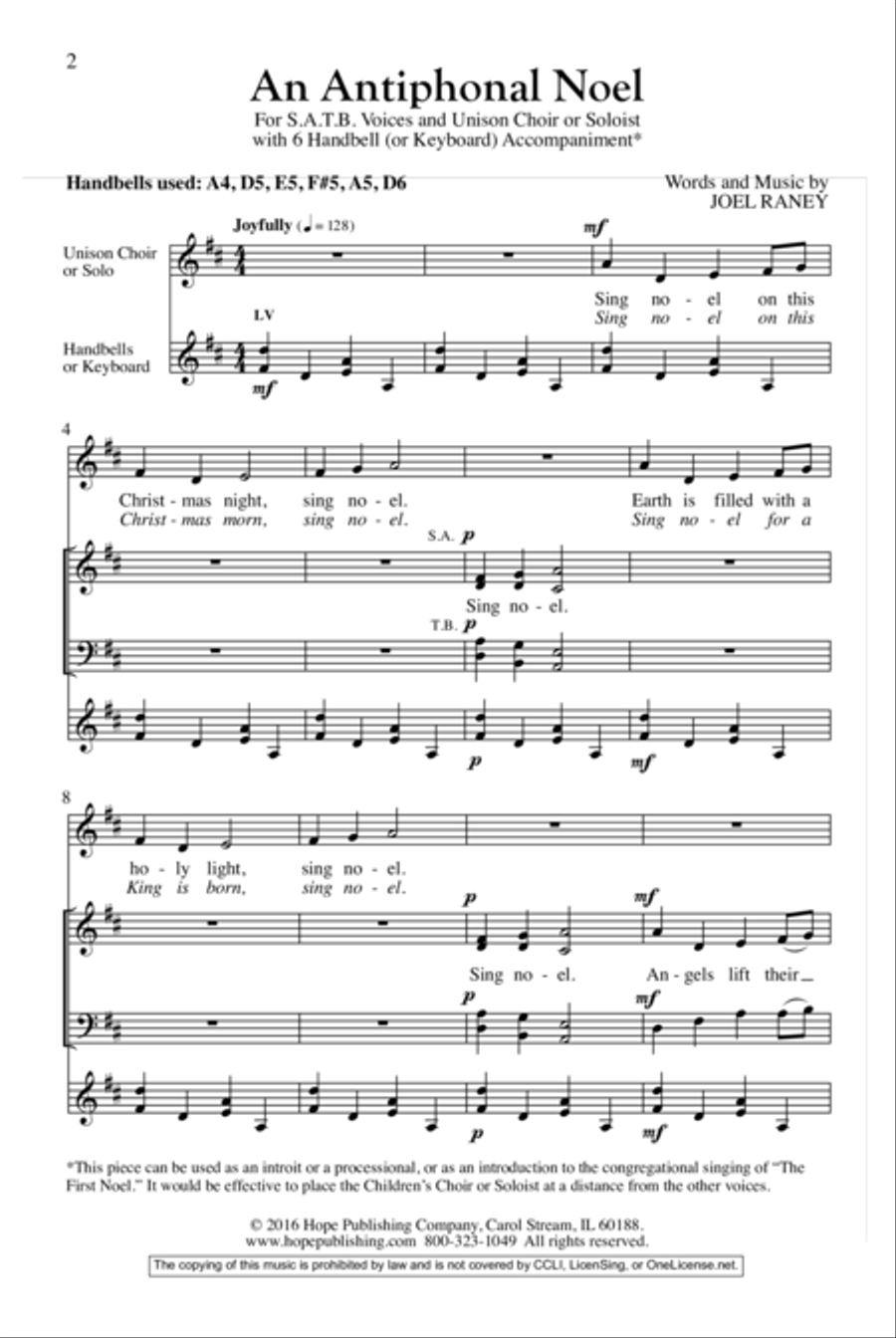 An Antiphonal Noel An Antiphonal Noel 4-Part scores gallery preview page 2