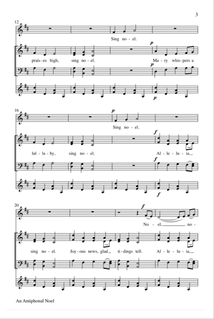 An Antiphonal Noel An Antiphonal Noel 4-Part scores gallery preview page 3