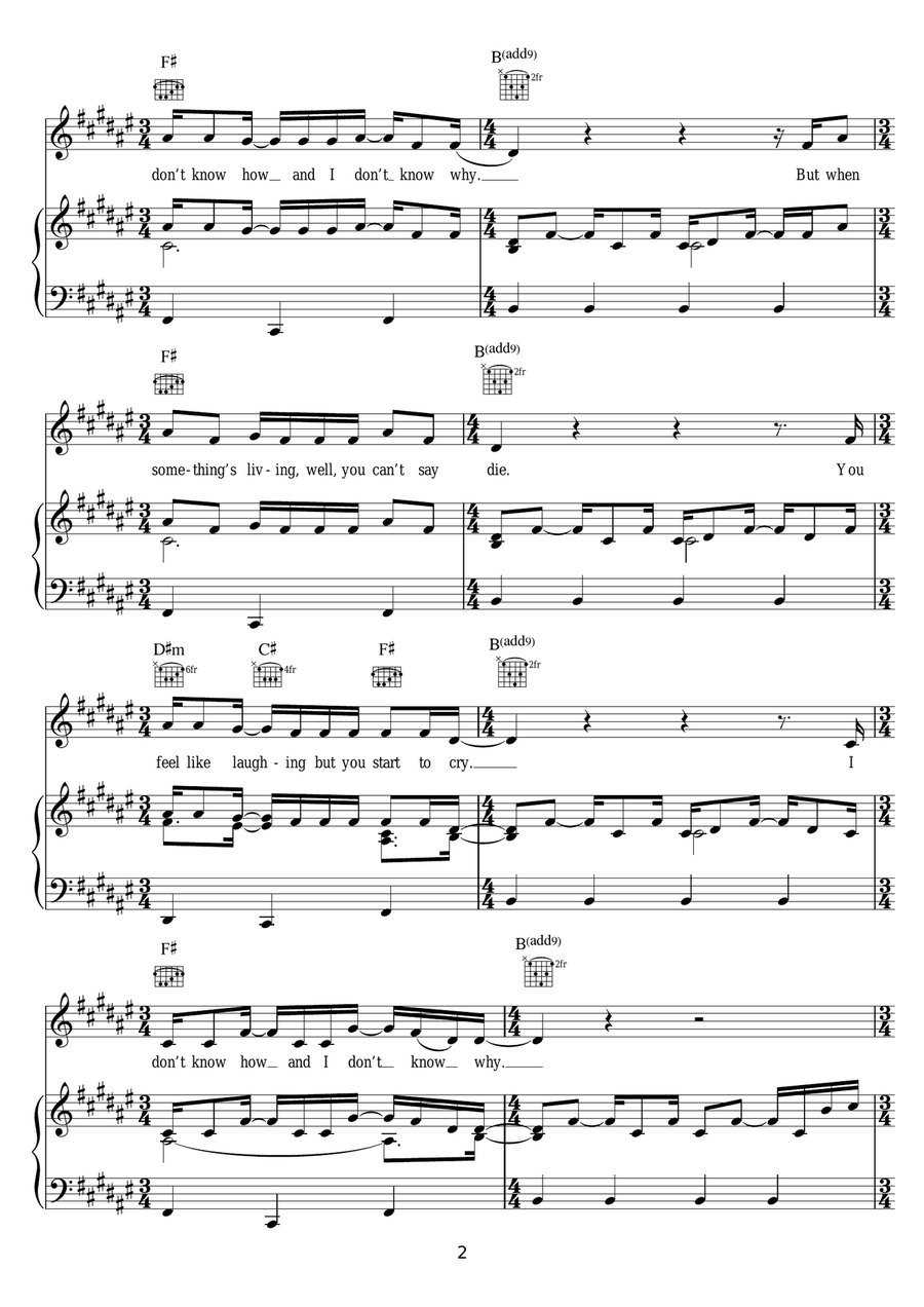 Heart's On Fire Heart's On Fire Piano, Vocal, Guitar scores gallery preview page 2