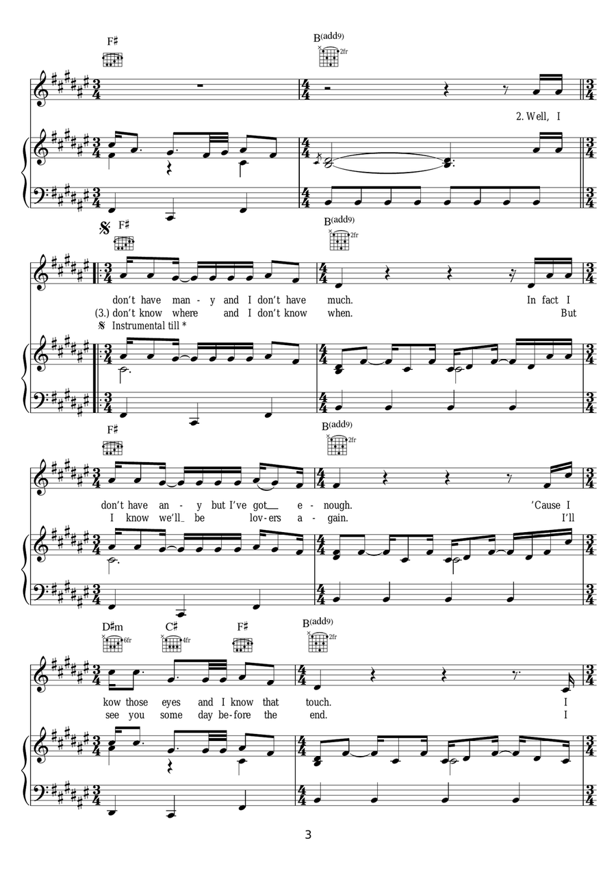 Heart's On Fire Heart's On Fire Piano, Vocal, Guitar scores gallery preview page 3