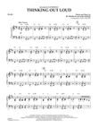 Thinking Out Loud - Piano