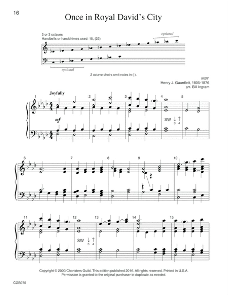 Come and Adore (2 or 3 octaves) 3-Octaves scores gallery preview page 8