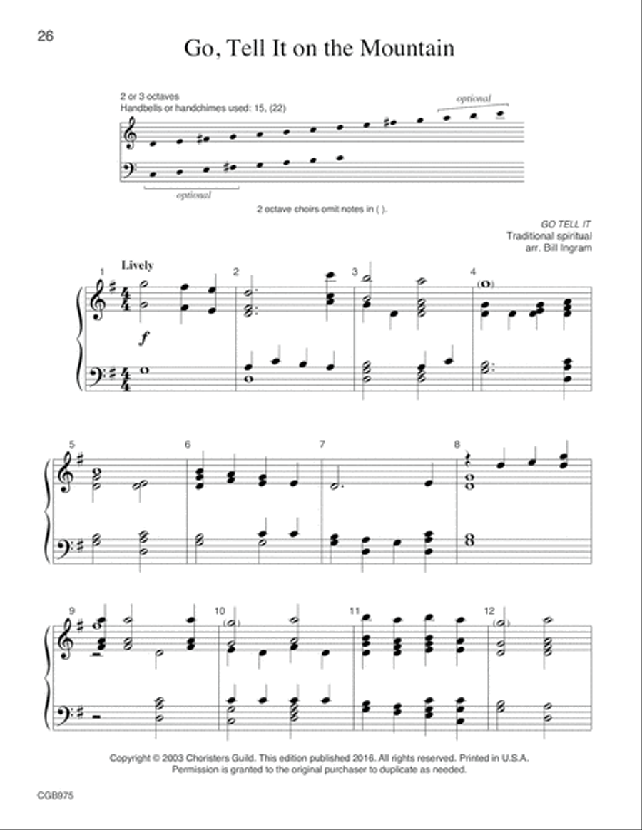 Come and Adore (2 or 3 octaves) 3-Octaves scores gallery preview page 11