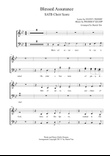 Blessed Assurance for SATB Choir (contemporary worship style)