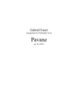 Pavane, op 50, cello and guitar