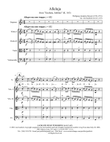 Alleluja from Exultate Jubilate, K. 165 (for Soprano and String Quartet)
