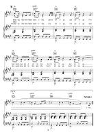 Let Me Go (feat. Chad Kroeger) Piano, Vocal, Guitar scores gallery preview page 3
