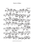 Etude In A Minor