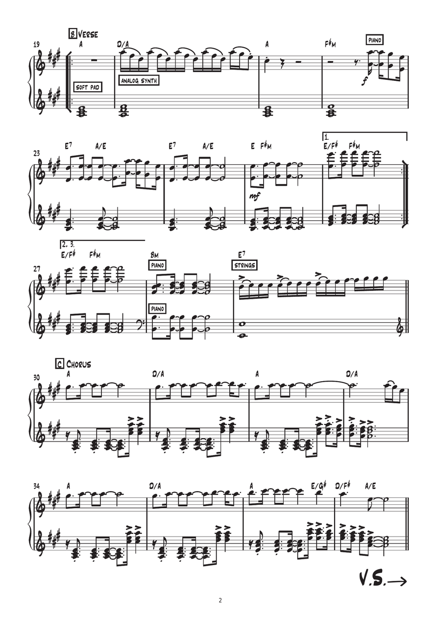 Dancing Queen Dancing Queen Piano, Vocal, Guitar scores gallery preview page 5
