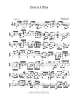 Etude In A Minor
