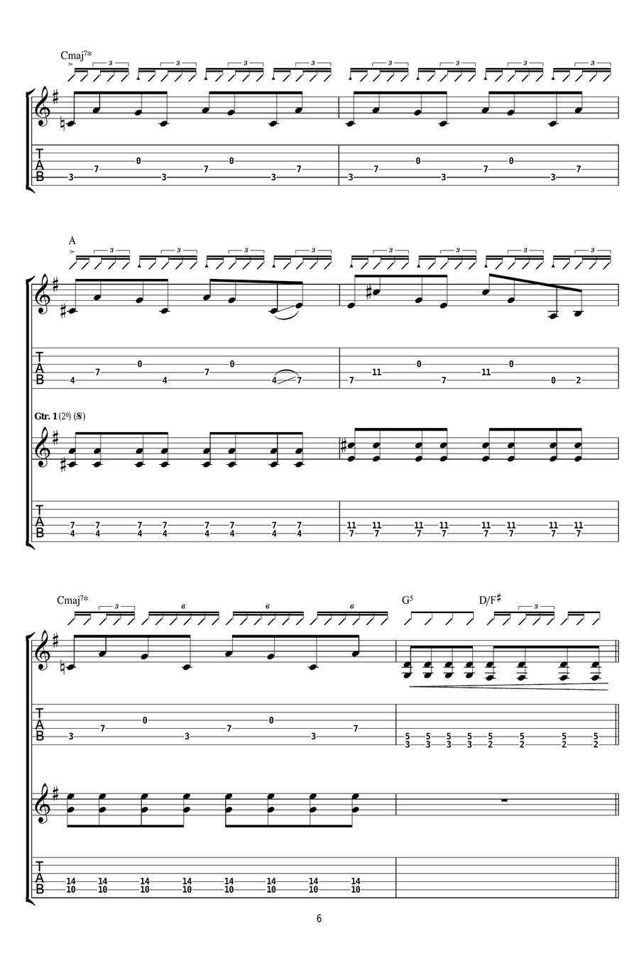 FRAM FRAM Acoustic Guitar scores gallery preview page 6