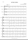 In Dulci Jubilo for brass quartet mini preview