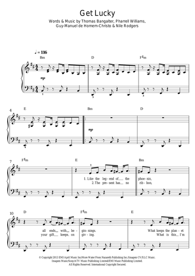 Get Lucky (featuring Pharrell Williams)