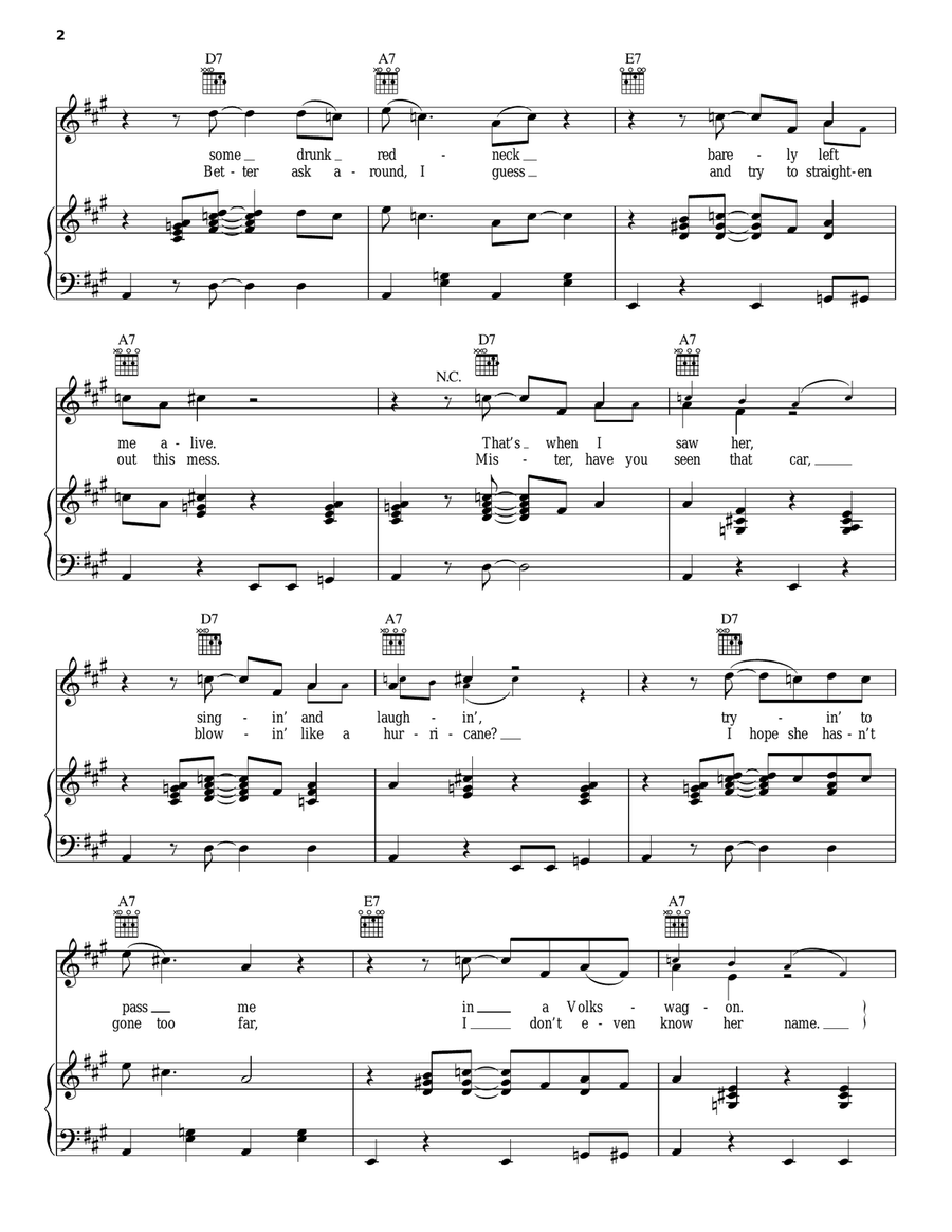 Cute As A Bug Cute As A Bug Piano, Vocal, Guitar scores gallery preview page 2