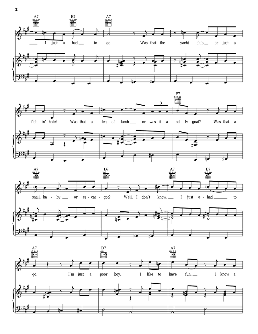 Why I Don't Know Why I Don't Know Piano, Vocal, Guitar scores gallery preview page 2