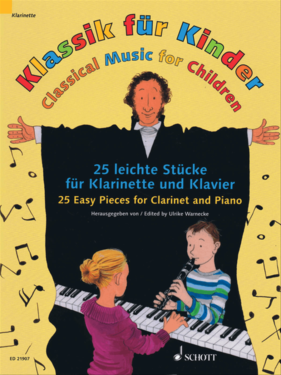 Classical Music for Children Clarinet Solo scores gallery preview page 1