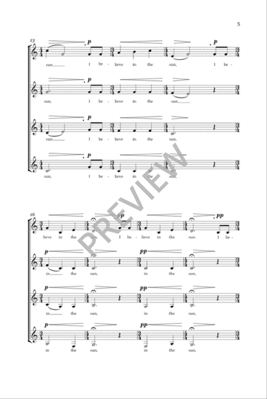 Even When He Is Silent - SSAA SSAA scores gallery preview page 6
