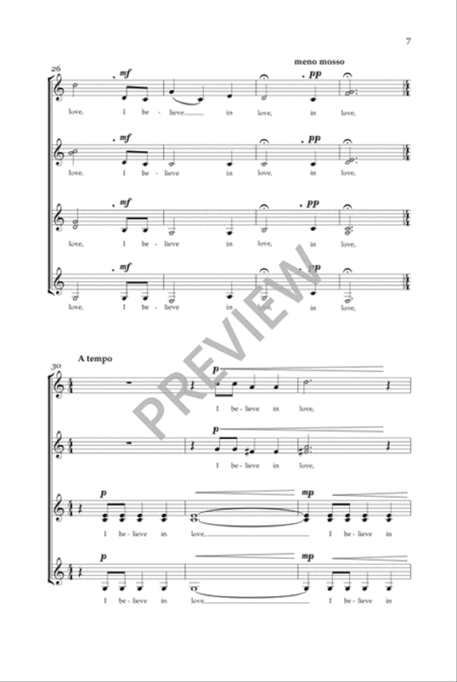 Even When He Is Silent - SSAA SSAA scores gallery preview page 8