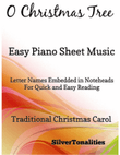 O Christmas Tree Easiest Piano Sheet Music mini preview