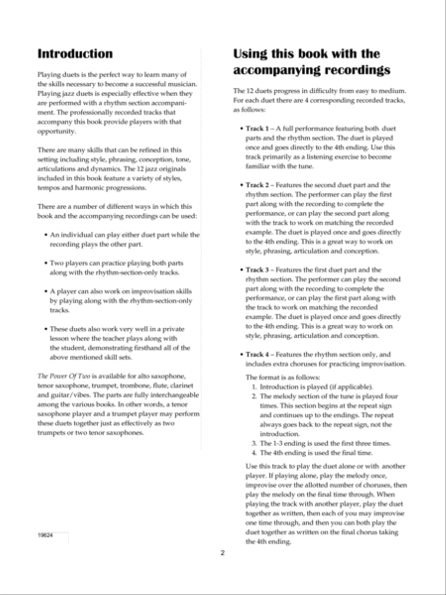 The Power Of Two - Tenor Saxophone Tenor Saxophone scores gallery preview page 2
