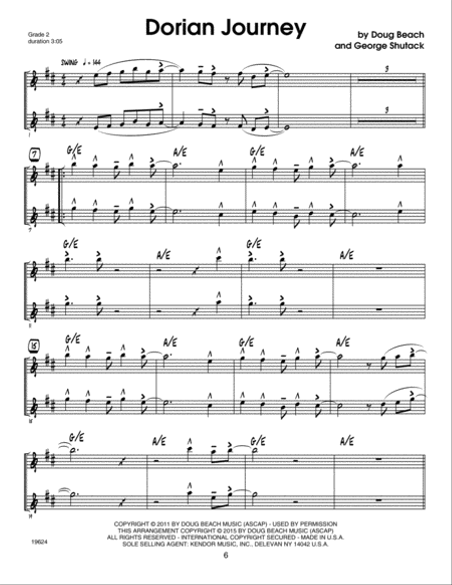 The Power Of Two - Tenor Saxophone Tenor Saxophone scores gallery preview page 6