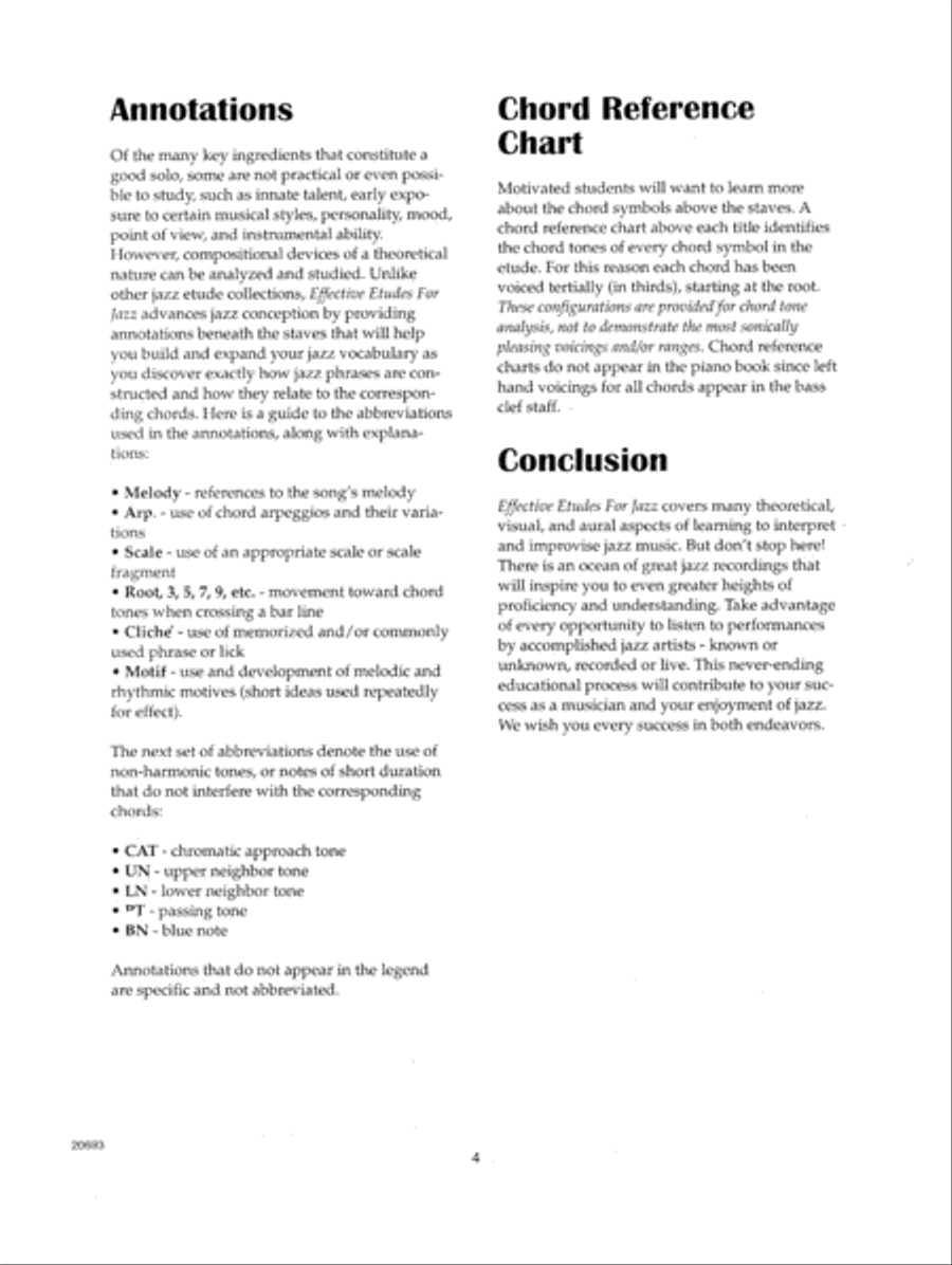 Effective Etudes For Jazz - Tenor Saxophone Tenor Saxophone scores gallery preview page 4