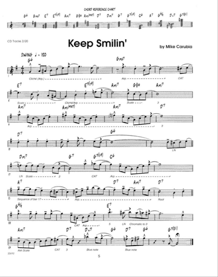 Effective Etudes For Jazz - Eb Alto Saxophone Alto Saxophone scores gallery preview page 5