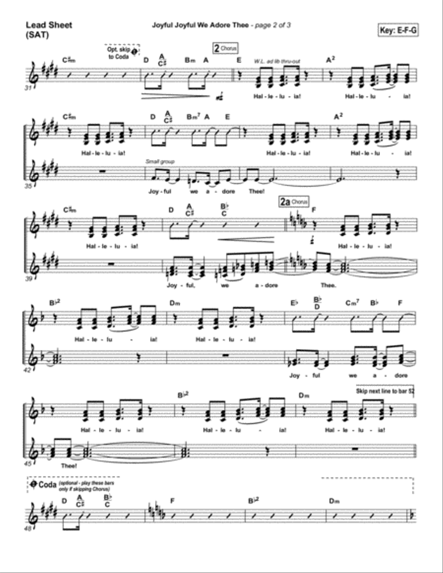 Joyful Joyful We Adore Thee - Orchestration Orchestra scores gallery preview page 2