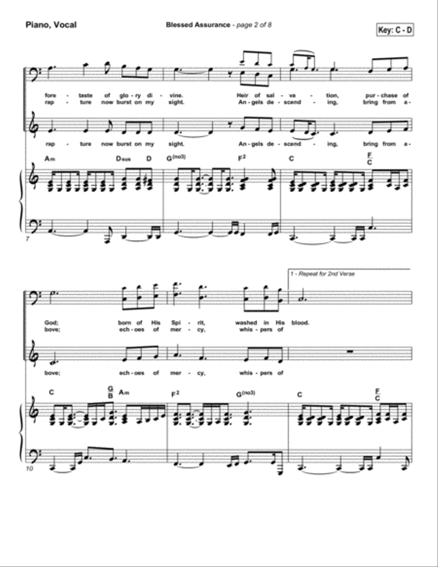Blessed Assurance - Orchestration Orchestra scores gallery preview page 4